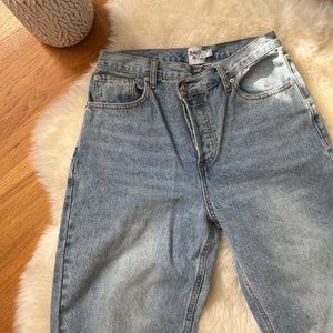 PRINCESS POLLY - asymmetrical jeans - NEW never worn